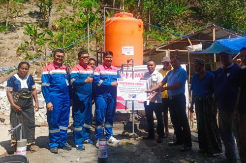 Kini Air Bersih Lebih Dekat, Pertamina Dampingi Pemulihan Warga Terdampak Gempa NTT