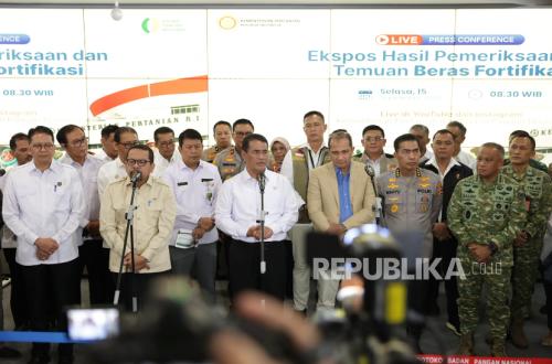 Mentan Amran: Pelaku Beras Fortifikasi Palsu Akan Menyusul 102 Tersangka Mafia Pangan