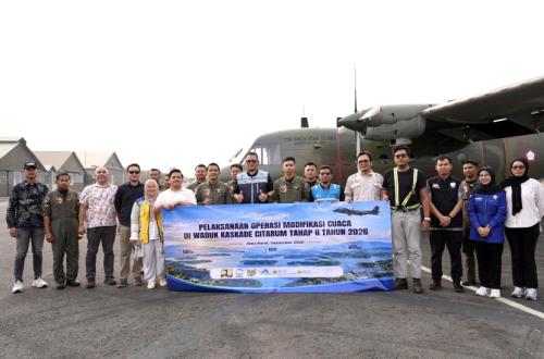 Debit Air DAS Citarum Terdampak Kemarau, Operasi Modifikasi Cuaca Dilakukan