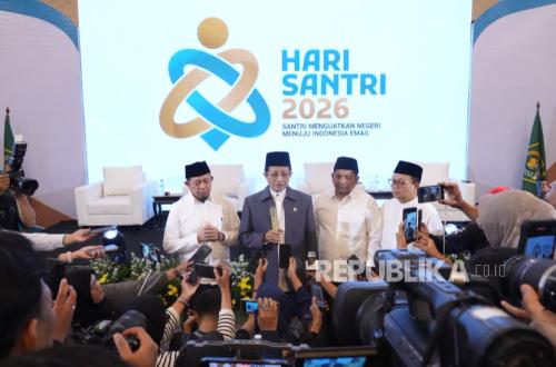 Logo dan Tema Hari Santri 2026 Diluncurkan, Menag Ingatkan Peran Ulama-Santri