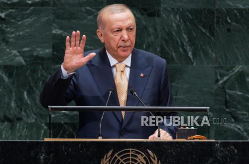 Erdoğan di PBB: Gaza Bukan Hanya Kuburan Terbesar Anak-anak