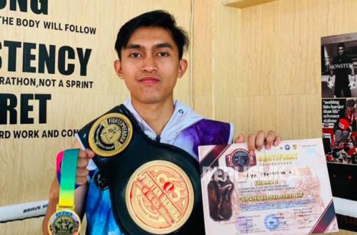 Cedera Sehari Sebelum Bertanding, Mahasiswa UNISA Bandung Sukses Jadi Juara I Street Boxing Amatir