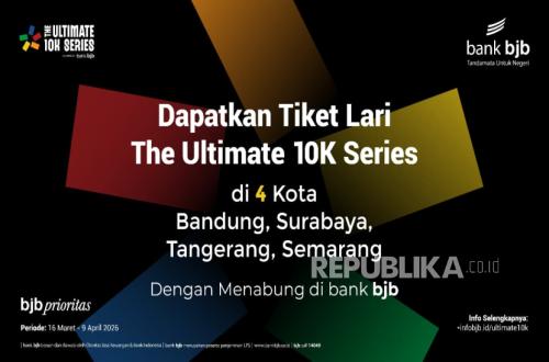 Lari Seru di Empat Kota, bank bjb Tawarkan Promo Menabung Berhadiah Tiket Ultimate 10K