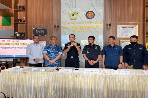 Jalin Sinergi Lintas Instansi, Bea Cukai Aceh Gagalkan Upaya Penyelundupan 527 Gram Emas ke Malaysia