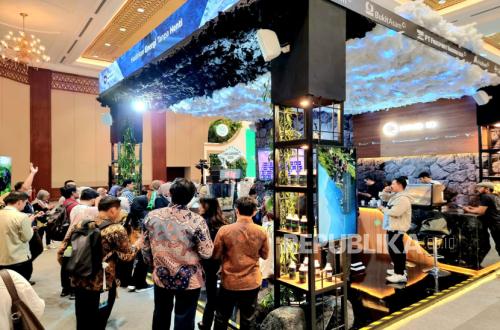 Booth MIND ID di Invirotech Ubah 51 Kg Sampah Organik Jadi Bernilai Ekonomi