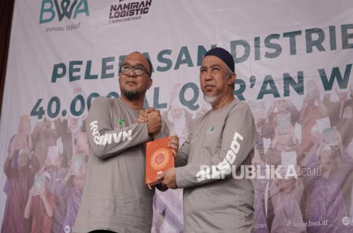 Distribusi 40 Ribu Alqur'an Tuntas di Sumatra Utara