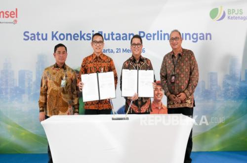 BPJS TK - Telkomsel Perkuat Coverage Pekerja Informal melalui Jamsostek Poin
