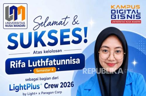 38 Ribu Peserta Tersingkir, Mahasiswi Prodi Bisnis Digital UNM Masuk Program LightPlus Crew 2026!