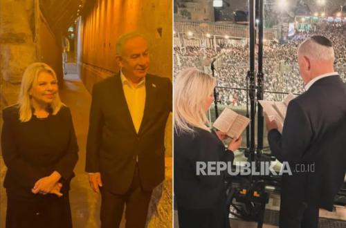 Netanyahu dan Istrinya ke Terowongan Tembok Al-Buraq Picu Kemarahan, Sesumbar Selamanya di Sana