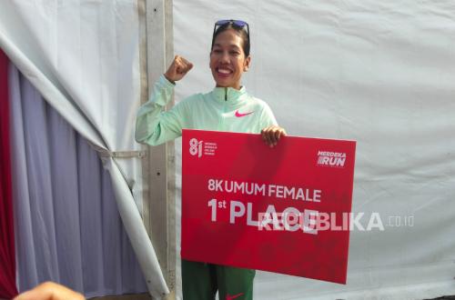 Odekta Elvina Naibaho Juara Merdeka Run 2026, Merinding Dapat Sambutan Riuh Peserta