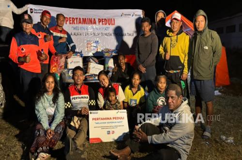 Pertamina Peduli Salurkan Bantuan bagi 534 Penyintas Gempa di Kecamatan Palue, NTT