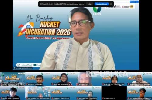 Sandiaga Uno: Rocket 2026 Dorong Ciptakan Lapangan Kerja Bagi Generasi Muda
