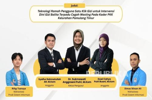 UNM Raih Hibah Nasional Kemdiktisaintek 2026, Hadirkan 'Satu Klik Gizi' untuk Cegah Wasting Balita