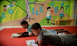 In Picture: Menengok Kampung Literasi di Jalan Pal Meriam Jakarta