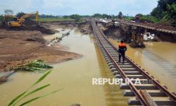 Banjir di Grobogan, Perjalanan Kereta Semarang-Surabaya Terganggu