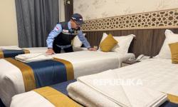 In Picture: Pengecekan Kamar Hotel untuk Jamaah Calon Haji di Madinah