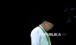 Ketua Umum PBNU KH Yahya Cholil Staquf saat menghadiri Peringatan Hari Lahir (Harlah) ke-100 Nahdlatul Ulama yang digelar di Istora Gelora Bung Karno, Senayan, Jakarta, Sabtu (31/1/2026). Acara peringatan Harlah Ke-100 NU Mengangkat tema Mengawal Indonesia Merdeka Menuju Peradaban Mulia yang dihadiri Menteri Kabinet Merah Putih, Ketua MPR, jajaran Pengurus Besar NU, pengurus wilayah, pengurus cabang, hingga badan otonom NU.