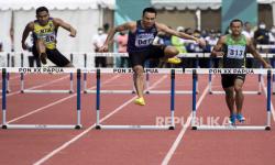 Pelari Jabar Raih Emas 400 M Gawang Putra