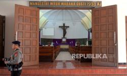 Jelang Natal, Polres Bantul Sterilisasi Gereja