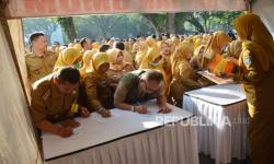 Halal Bihalal ASN Pemkot Bandung di Hari Pertama Kerja