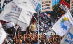 Presiden Prabowo Subianto saat menghadiri perayaan Hari Buruh Internasional 2026 di Kawasan Monas, Jakarta, Jumat (1/5/2026). Puncak peringatan Hari Buruh Internasional (May Day) 2026 dipusatkan di Monas dengan mengusung tema Kolaborasi Bersama Mewujudkan Kemajuan Industri dan Kesejahteraan Pekerja.