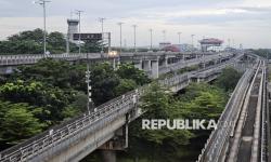 In Picture: Operasional Kereta Kalayang Bandara Soetta Ditutup Sementara