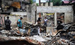 In Picture: Ratusan Rumah di Kemayoran Hangus Terbakar Dilalap Si Jago Merah