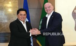 Erick Thohir Presents Results of Indonesian Football Transformation to FIFA President