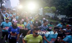 In Picture: Ribuan Pelari Ikuti Mandiri Jogja Marathon 2025