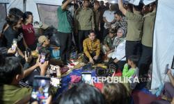 In Picture: Wapres Gibran Kunjungi Pengungsi Korban Kebakaran Kapuk Muara