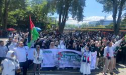 Sivitas Akademika Unisba Bandung Jadi ''Tuan Rumah'' Aksi Solidaritas Bela Palestina