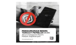 Tak Hanya YouTube, Akun Instagram Masjid Jogokariyan Juga Diblokir