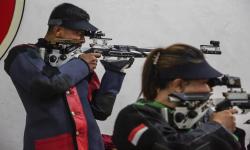 Latihan Atlet Menembak Kalimantan Tengah