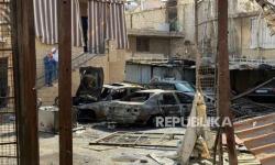 Israel melakukan serangan di Kamp Ain Al-Hilweh Lebanon. 