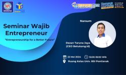 Membangun Semangat Wirausaha: Seminar Entrepreneur 2024 di Universitas BSI Bagi Mahasiswa