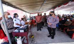  Kapolri Jenderal Listyo Sigit Prabowo meminta jajarannya di Papua untuk meningkatkan capaian vaksinasi.