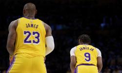 Sejarah NBA, LeBron dan Bronny James Main Bareng Saat Lakers Kalahkan Wolves