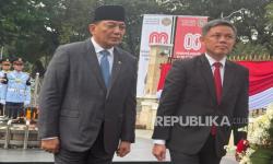 Menhan Sjafrie Terima Kunjungan Menhan Singapura