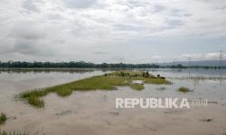 360 Hektare Sawah Terendam Banjir di Aceh Utara