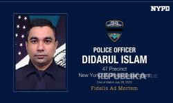 Gugur Saat Lindungi Warga New York, Polisi Muslim, Didarul Islam Tuai Pujian Sebagai Pahlawan