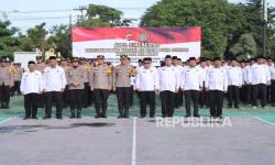 Gelar Apel Sinergitas Bhabinkamtibmas dan Penyuluh Agama, Ini Pesan Kapolres Indramayu