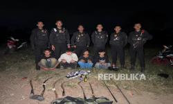 Polres Indramayu Amankan Empat Remaja Geng Motor Bersenjata Tajam