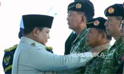 Prabowo Officially Awarded Honorary General to Five Retired Lieutenant Generals