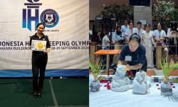 Mahasiswa Perhotelan Universitas BSI Juara di Indonesia Housekeeping Olympic 2024