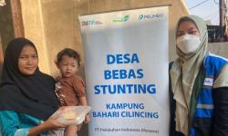 Berantas <em>Stunting</em>, Pelindo dan Rumah Zakat Berikan PMT di Kawasan Cilincing