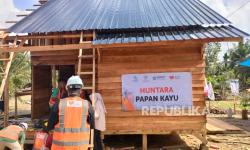 Rumah Zakat bermitra dengan Bulak Sumur Peduli, UGM juga Tangguh Research Group melakukan open ceremony pembangunan 100 hunian sementara di Desa Geudumbak, Kecamatan Langkahan, Kabupaten Aceh Utara, Sabtu (3/1/2026).