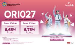  bank bjb Tawarkan ORI027 Dengan Kupon Hingga 6,75 Persen