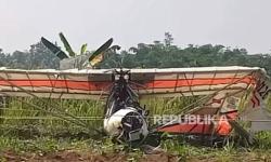Pesawat Latih Milik FASI Jatuh di Ciampea, Pilot Dilaporkan Meninggal