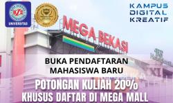 Mau Kuliah Hemat? Mampir ke Booth UBSI di Mega Mall Bekasi, Dapat Diskon 20 %