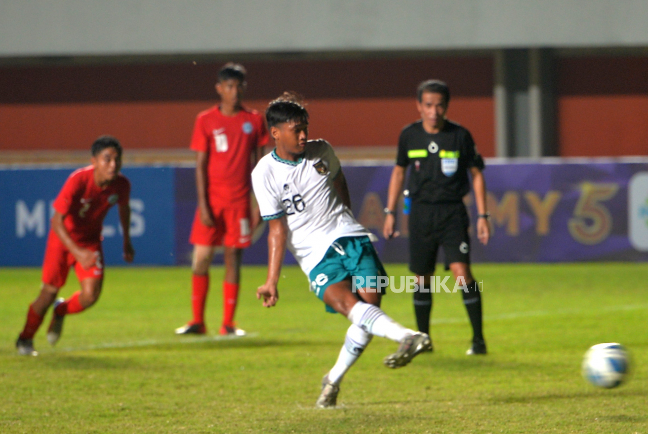 Indonesia u16 vs singapura u16